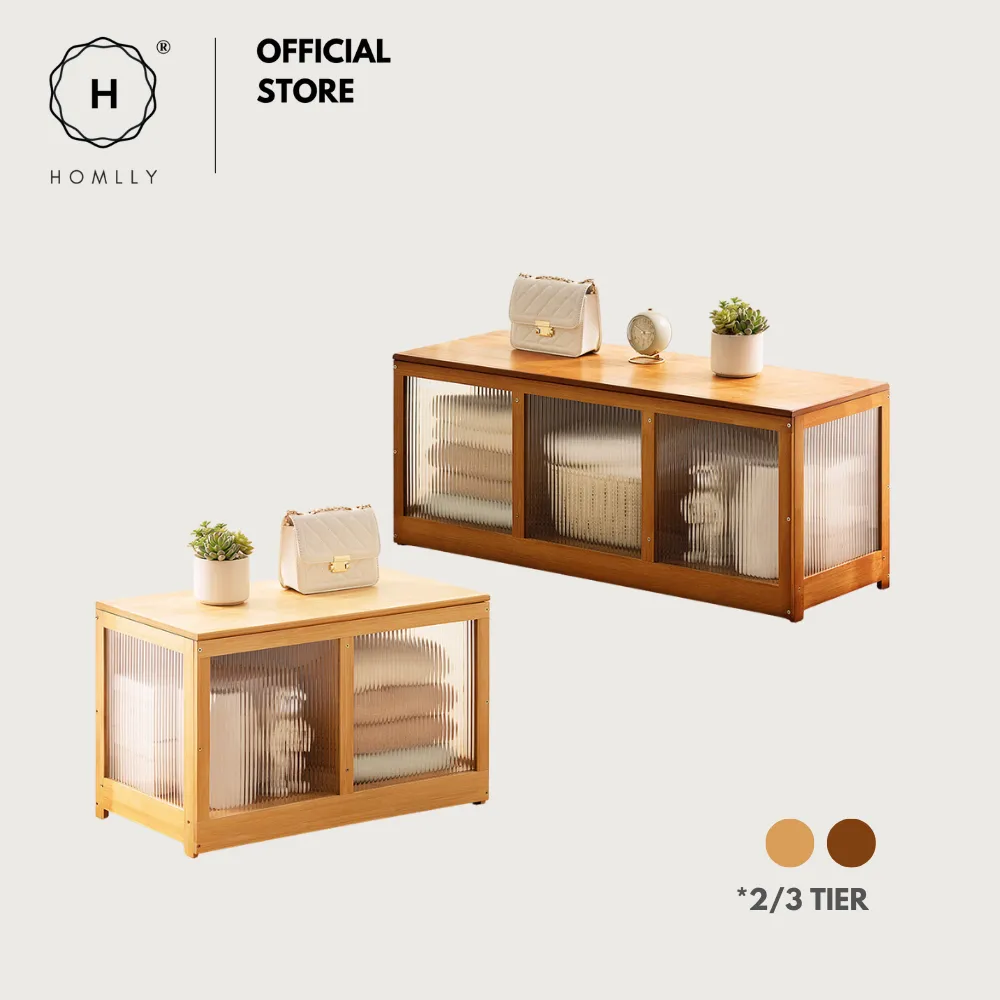 Homlly Storage Sitting Cabinet Bench