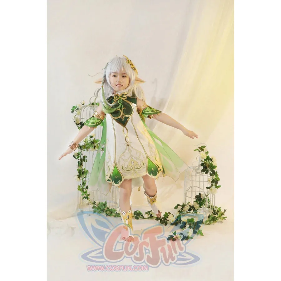 KIDS Genshin Impact Nahida/Lesser Lord Kusanali Cosplay Costume Children’s wear C02945_kids  AA