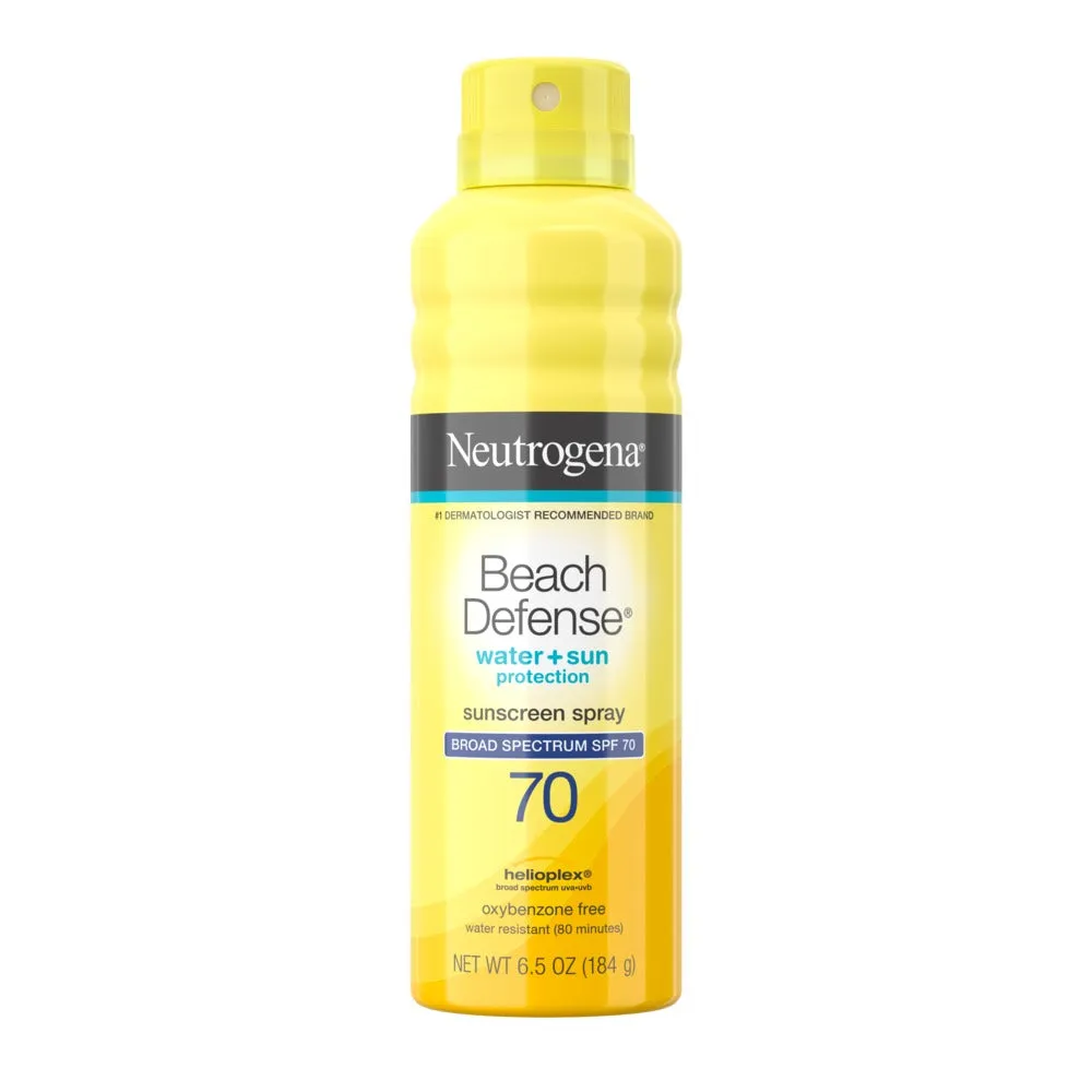 Neutrogena Beach Defense Spray Sunscreen Broad Spectrum SPF 70